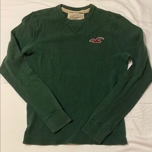 Hollister Green Long Sleeve Shirt